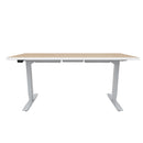 ML-Series Height-Adjustable Table, 24x60 Laminate Top, 3-Stage/2-Leg Base