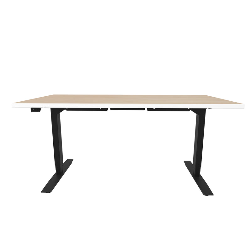 ML-Series Height-Adjustable Table, 30x60 Laminate Top, 3-Stage/2-Leg Base