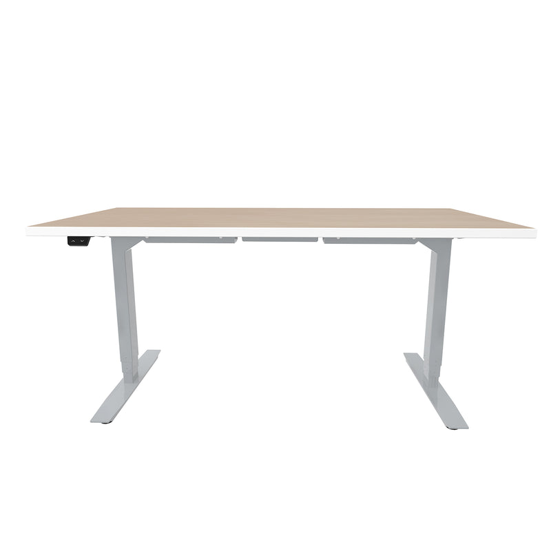 ML-Series Height-Adjustable Table, 30x60 Laminate Top, 3-Stage/2-Leg Base