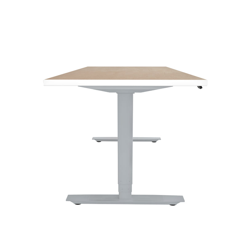 ML-Series Height-Adjustable Table, 30x60 Laminate Top, 3-Stage/2-Leg Base