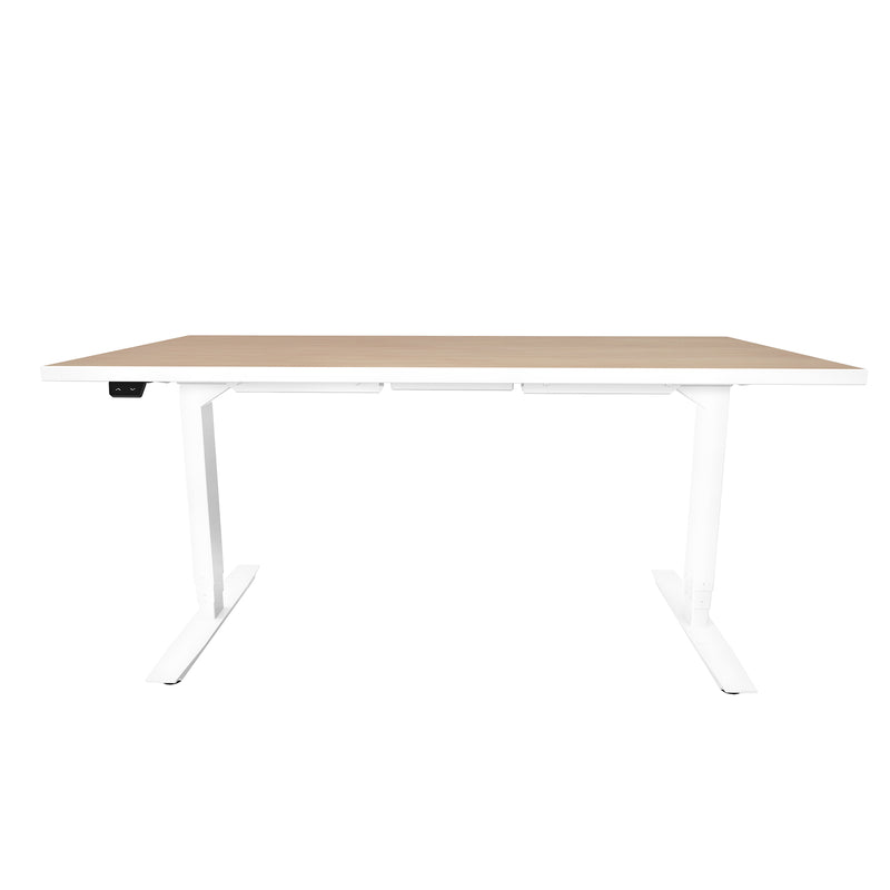 ML-Series Height-Adjustable Table, 30x60 Laminate Top, 3-Stage/2-Leg Base