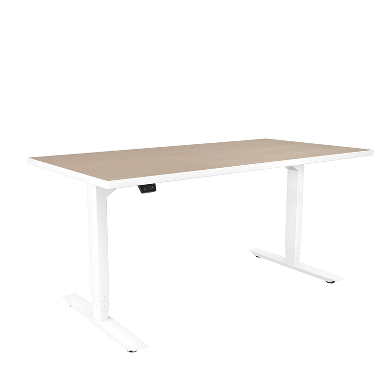 ML-Series Height-Adjustable Table, 30x60 Laminate Top, 3-Stage/2-Leg Base