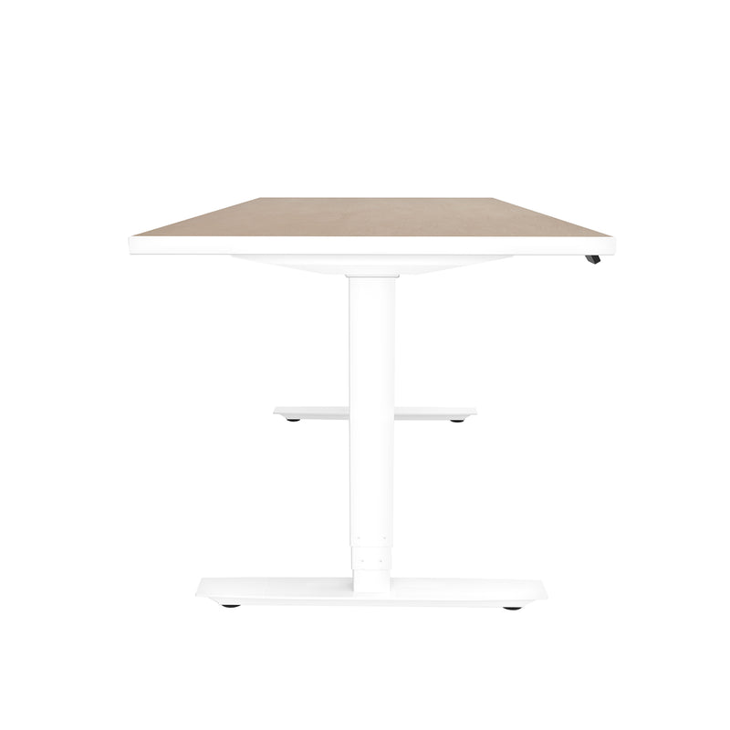 ML-Series Height-Adjustable Table, 30x60 Laminate Top, 3-Stage/2-Leg Base