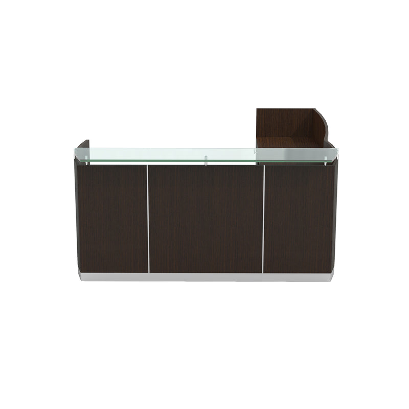 Medina™ Reception Station with Return, B/B/F & F/F Pedestals