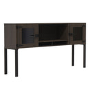 Mirella™ 72” Hutch with Glass Doors