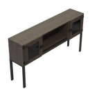 Mirella™ 72” Hutch with Glass Doors