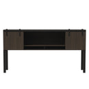 Mirella™ 72” Hutch with Sliding Wood Doors