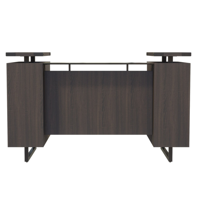 Mirella™ Reception Desk with Glass Countertop