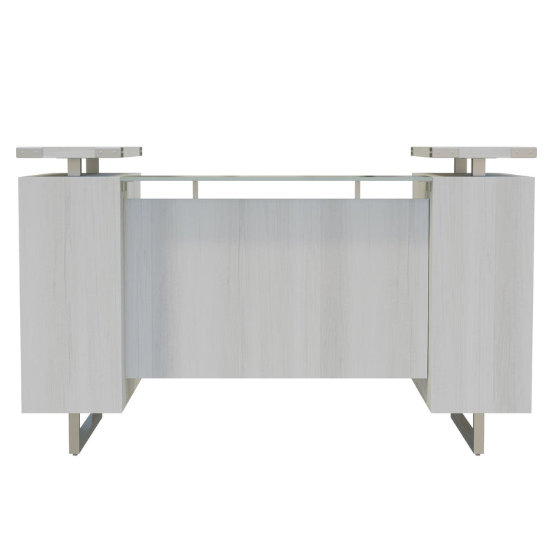 Mirella™ Reception Desk with Glass Countertop