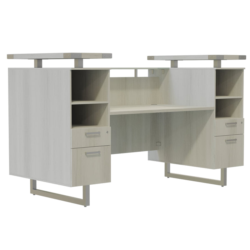 Mirella™ Reception Desk with Glass Countertop