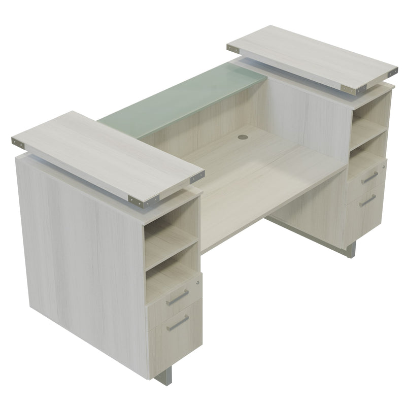 Mirella™ Reception Desk with Glass Countertop