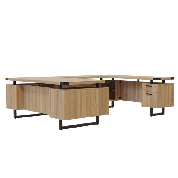 Mirella™ U-Shaped Configuration Desk, BBB/BF