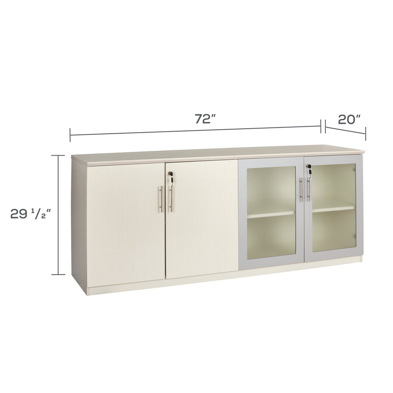 Medina™ Low Wall Cabinet with Glass Doors