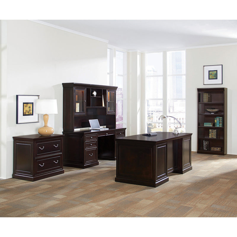 Executive-Desk-with-Bookcase