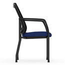 CoolMesh Mesh Back Stacking Chair with Fabric Seat