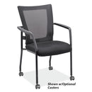 CoolMesh Mesh Back Stacking Chair with Fabric Seat