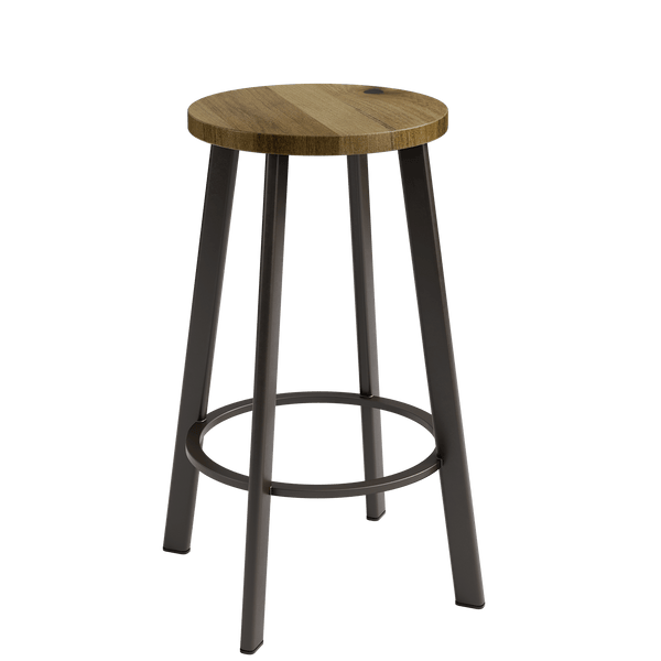 KFI Metro 30"H Industrial Bar Stool