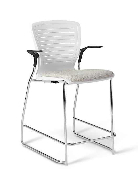 Office Master OM5-AC (OM Seating) Sled-Base Cafe Stool