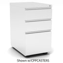 OS 3 Drawer Metal File and Dual Box Pedestal - 22"D