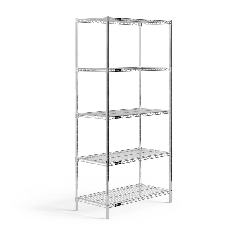 OS 36"Wx18"Dx72"H 5-Shelf Wire Rack