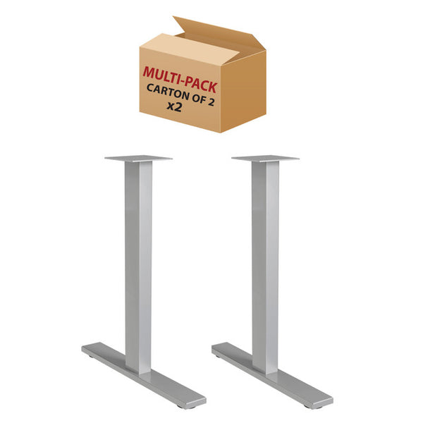 OS Flat Table Base T Leg - For 24"D Tops