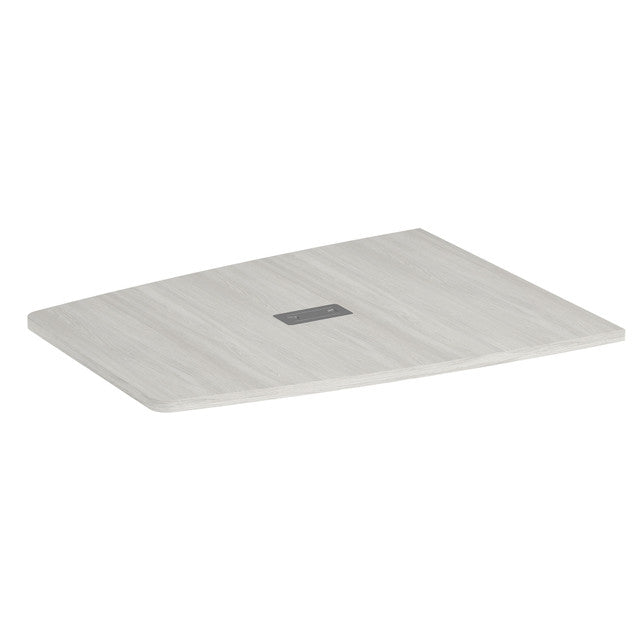 OS Half Boat Shape Table Top - Requires Base - 60.5"