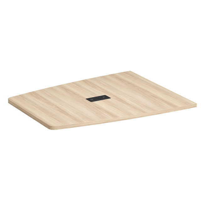 OS Half Boat Shape Table Top - Requires Base - 60.5"