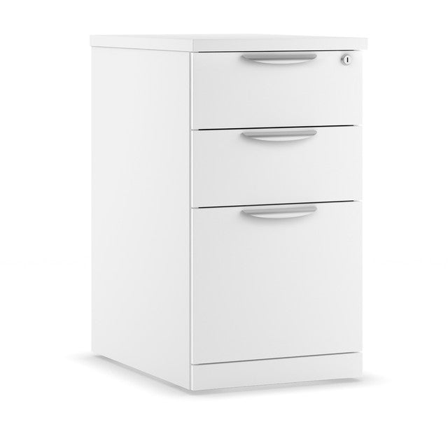 OS Laminate Modern 3-Drawer Mobile File Cabinet with Locking System