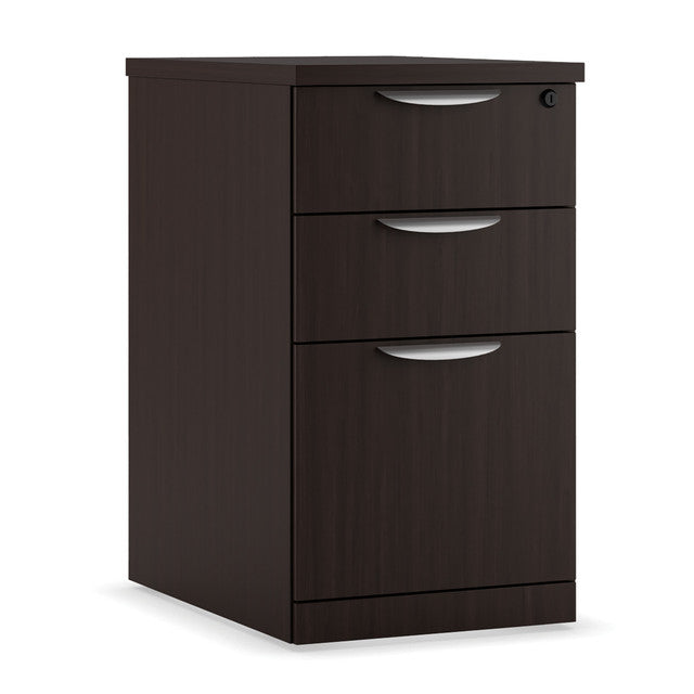 OS Laminate Modern 3-Drawer Mobile File Cabinet with Locking System