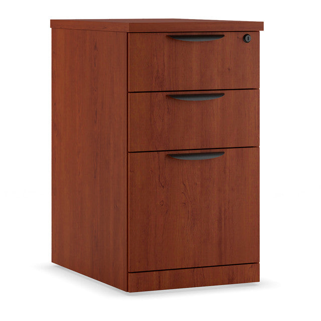 OS Laminate Modern 3-Drawer Mobile File Cabinet with Locking System