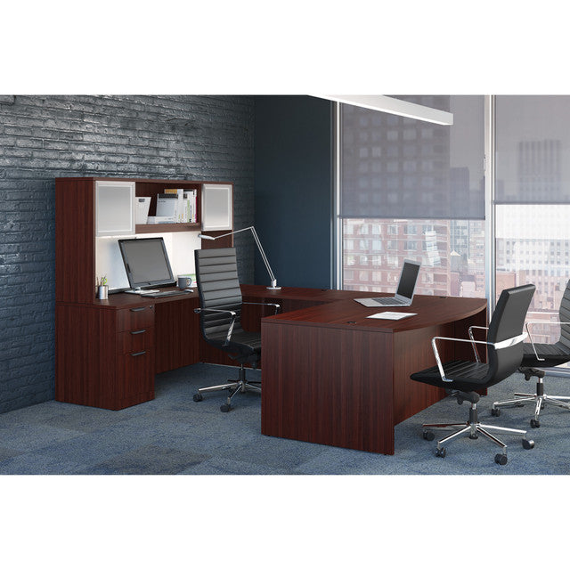 OS Laminate 71"W Bow Front Desk Shell