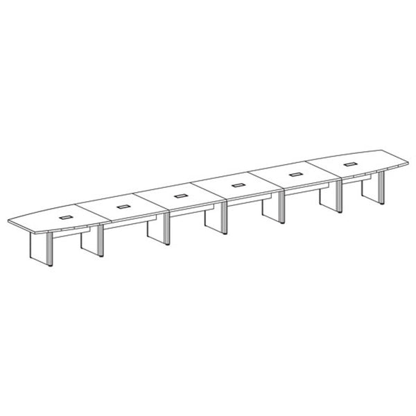 Boat-Shaped-Large-Conference-Table