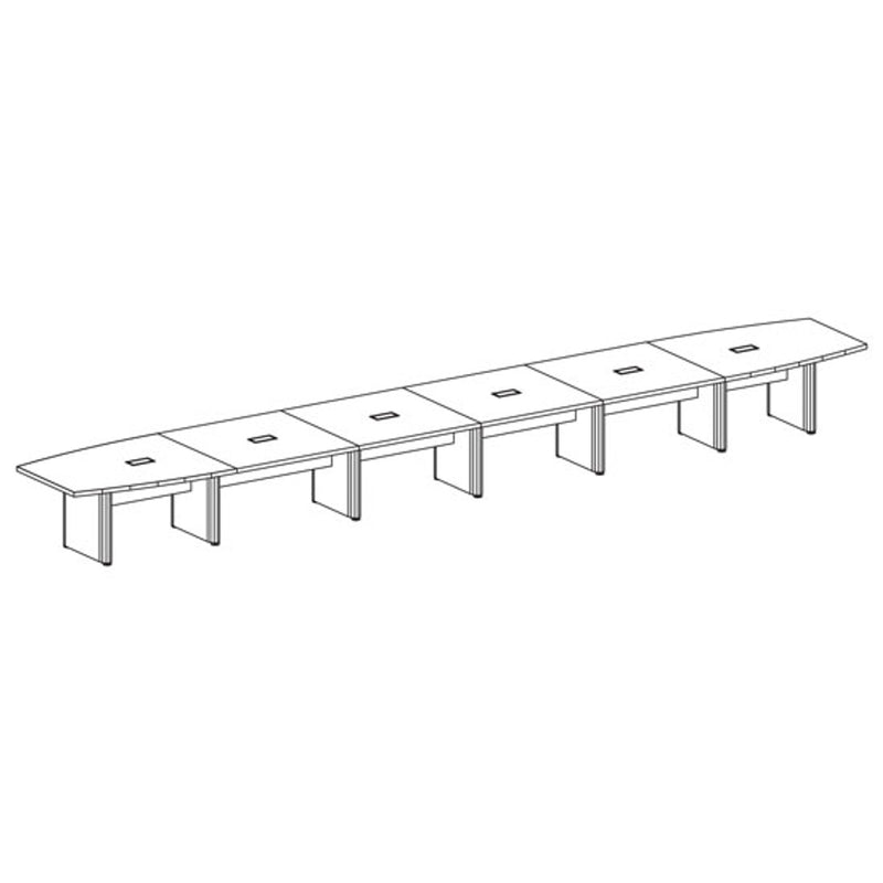 Boat-Shaped-Large-Conference-Table