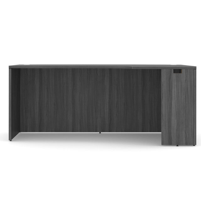 OS Laminate Bow Front Desk Shell with Right Corner Extension