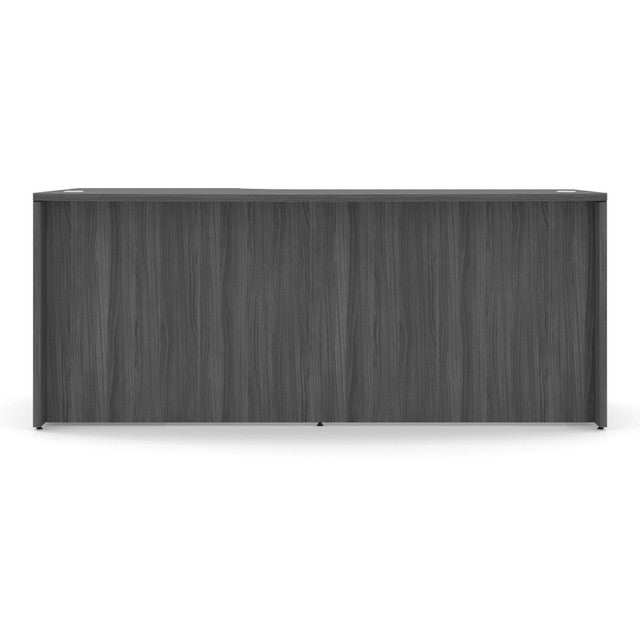 OS Laminate Bow Front Desk Shell with Right Corner Extension