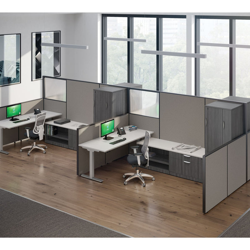 OS Panels 30"W Opaque View-Through Office Partition Panel