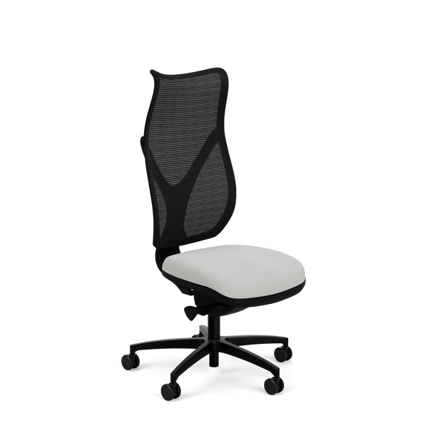 Onda Mesh High Back with Upholstered Seat