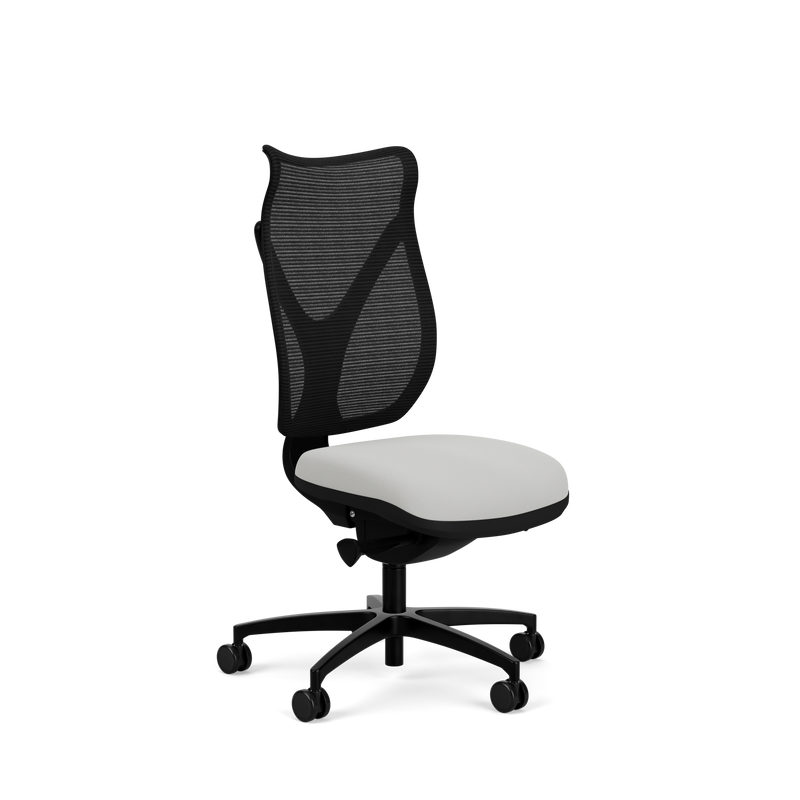 Onda Mesh Mid Back with Upholstered Seat