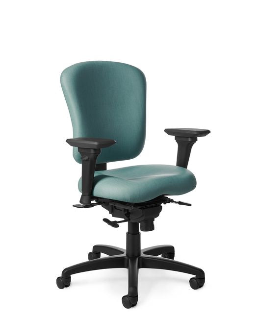 PA66 - OM Seating Patriot Value Mid Back Task Ergonomic Office Chair