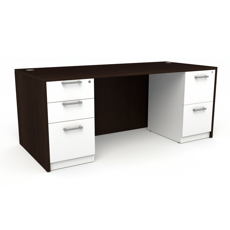 Pivit Casegoods Double Ped Desk