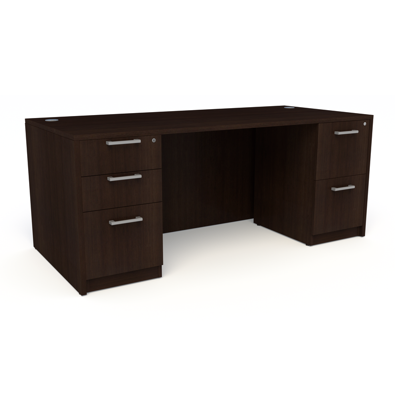 Pivit Casegoods Double Ped Desk