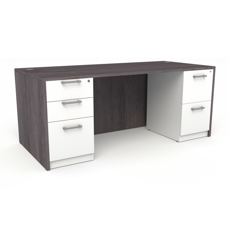 Pivit Casegoods Double Ped Desk