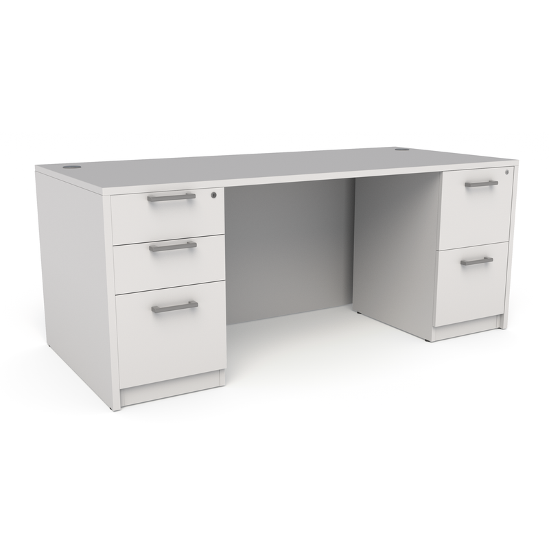 Pivit Casegoods Double Ped Desk