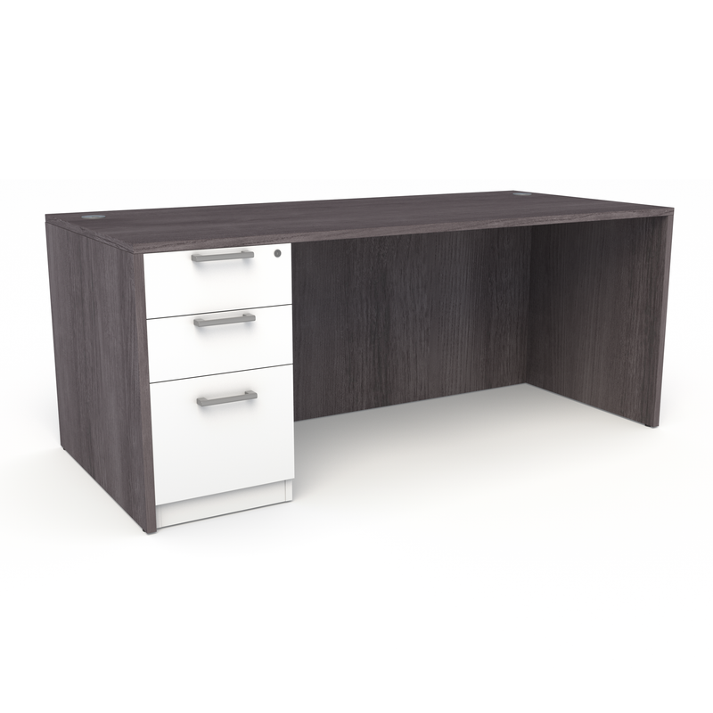 Pivit Casegoods Single Ped Desk