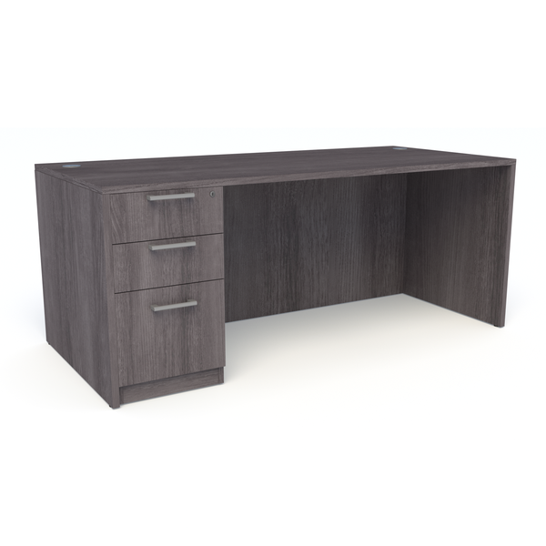 Pivit Casegoods Single Ped Desk