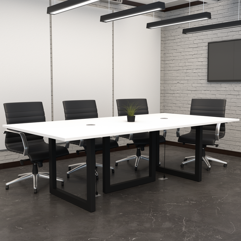 Pivit Frame Conference Table with Power