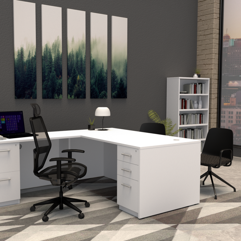 Pivit Casegoods L Desk