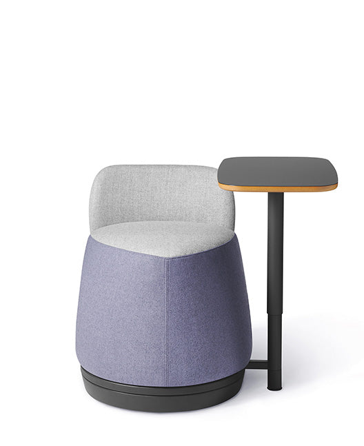 Office Master PLT-BT (OM Seating) Pouf with Backrest and Tablet Plot Twist