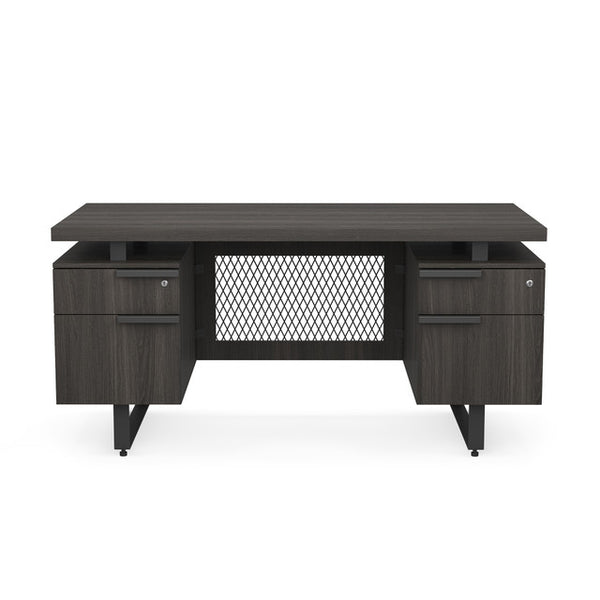 Palisades Double Pedestal Desk - 60" x 30"