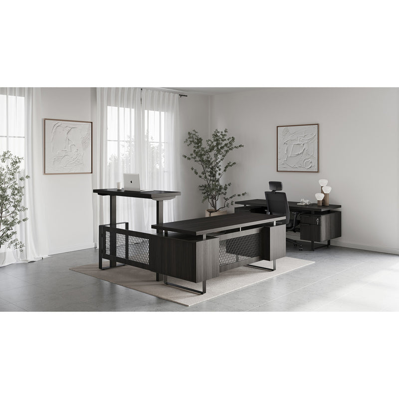 L-Shape-Height-Adjustable-Desk